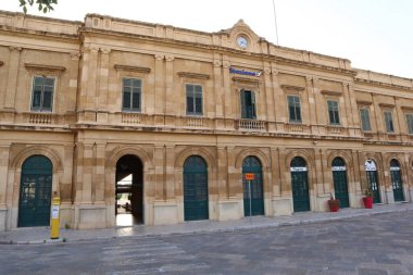 Trapani, Sicilya (İtalya) 4 Temmuz 2022: Trapani Tren İstasyonu