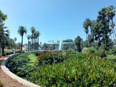 LOS ANGELES, California - 14 Eylül 2018: ECHO PARK Los Angeles, Kaliforniya