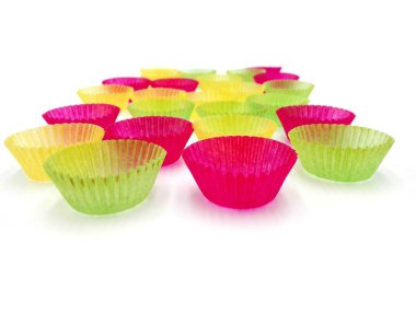 Şeker su bardağı beyaz arka plan üzerinde izole.