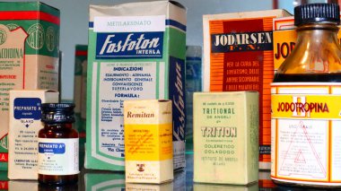 Antika eski İlaçlar görüntüsü