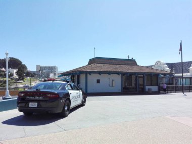 REDONDO BEACH, Los Angeles, California - 13 Eylül 2018: Redondo Beach Pier, Kaliforniya