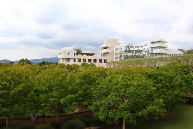 Los Angeles, Kaliforniya - 10 Mayıs 2019: Los Angeles 'taki Getty Center Müzesi