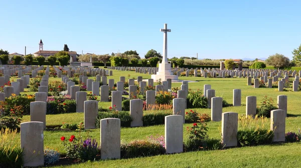 stock image The Sangro River War Cemetery lies in the Contrada Sentinelle in the Commune of Torino di Sangro, Province of Chieti