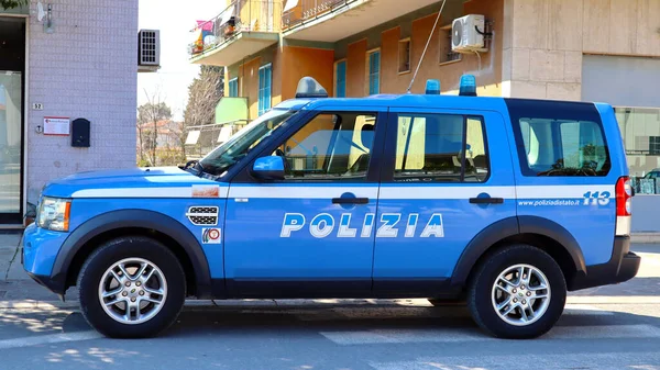 Ponza Italia Septiembre 2020 Jeep Renegade Coche Policía Italiana — Foto de Stock