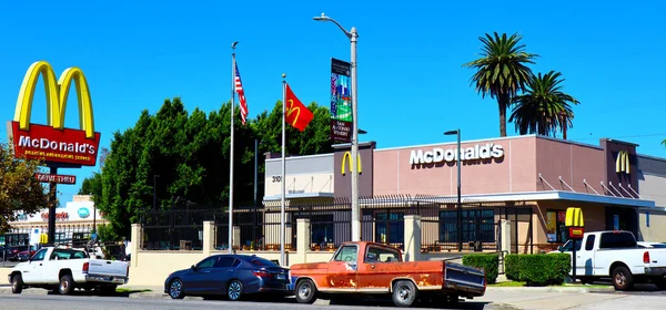 Los Angeles Kalifornien Oktober 2019 Fast Food Restaurant Mcdonald Mcdonald — Stockfoto