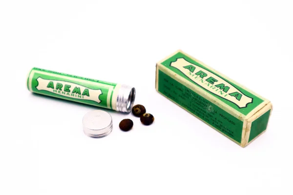 페스카라 이탈리아 2019 치료를 빈티지 의약품 Arema Menarini 1950 대제품 — 스톡 사진