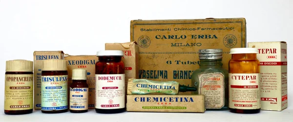 Milaan Italië Maart 2022 Oude Vintage 1920 1960 Carlo Erba — Stockfoto