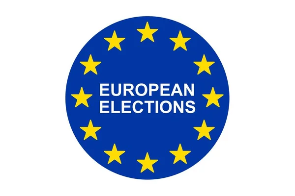 Val Till Europaparlamentet Illustration Mönstret — Stockfoto