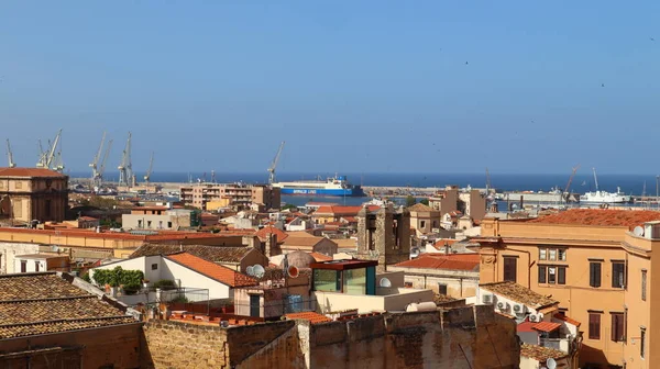 Palermo Sicilien Italien Panoramautsikt Över Palermo — Stockfoto