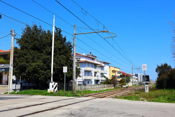 Italien Enda Järnväg Utan Tåg — Stockfoto