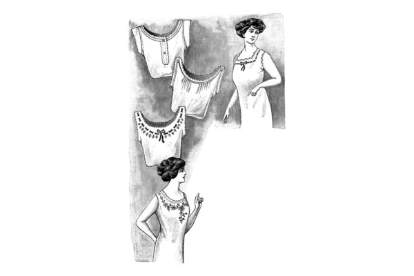 Sketch Woman Dress — Stock Photo, Image