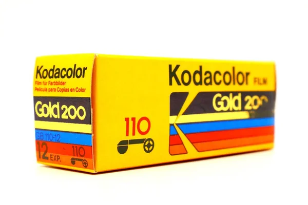 Pescara Italia Agosto 2019 Vintage 1980 Kodak Kodacolor Film Oro — Foto Stock