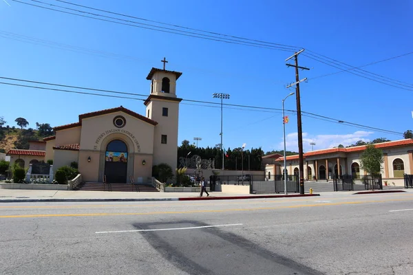 stock image Los Angeles, California - May 12, 2019: St. Peter's Italian Catholic Church in Los Angeles