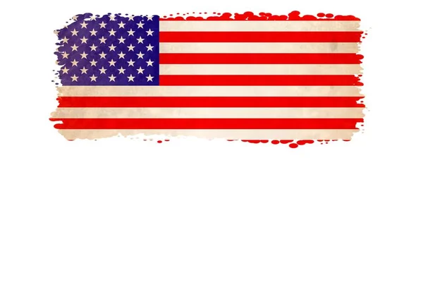 Particular United States America Flag Vintage Paper —  Fotos de Stock