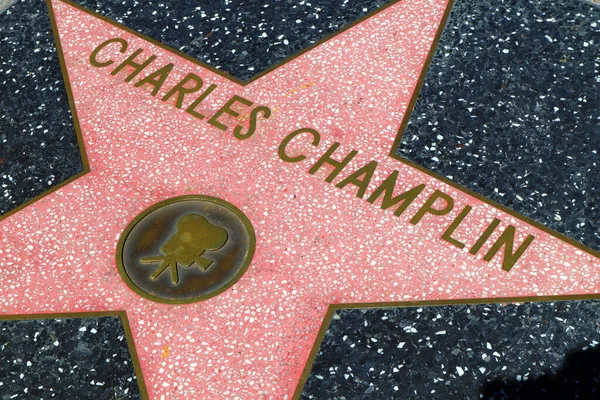 Hollywood California Mayo 2019 Estrella Charles Champlin Paseo Fama Hollywood — Foto de Stock