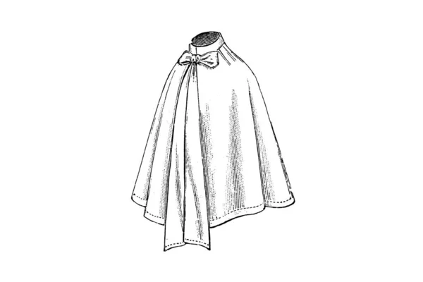 女式夹克手绘草图 — 图库照片