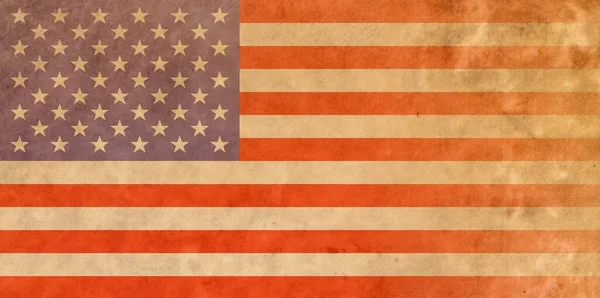 Specifiek Verenigde Staten Van Amerika Flag Vintage Papier — Stockfoto