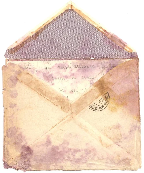 Antique Old Air Mail Envelope — Fotografia de Stock