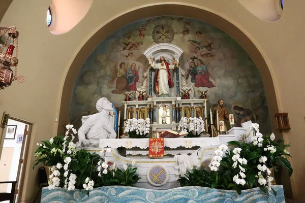 Лос Анджелес Каліфорнія Травня 2019 Італійська Католицька Церква Святого Петра — стокове фото