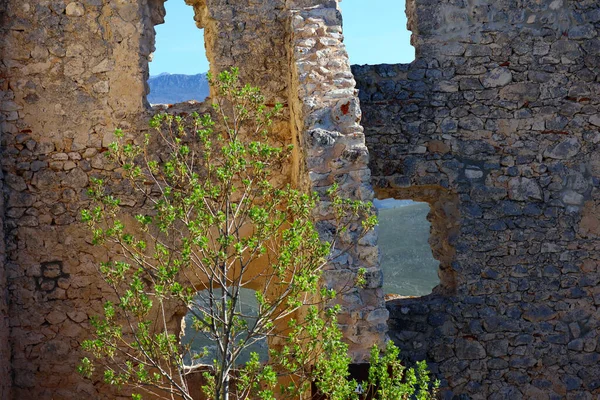 Das Schloss Von Rocca Calascio Ist Eine Bergfestung — Stockfoto