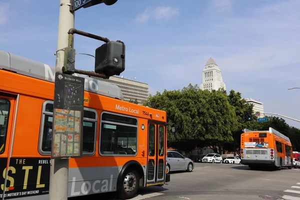 Los Angeles California May 2018 Los Angeles Metro Bus Transit — Stock Photo, Image