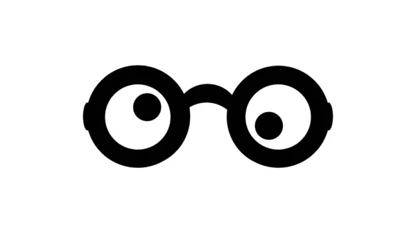 Gözlük Simgesi Illüstrasyon Tasarım — Stok fotoğraf