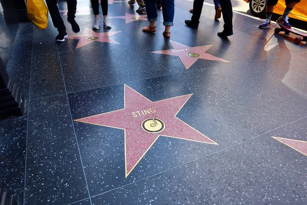 Hollywood California 2019 Május Star Sting Hollywood Walk Fame Hollywood — Stock Fotó