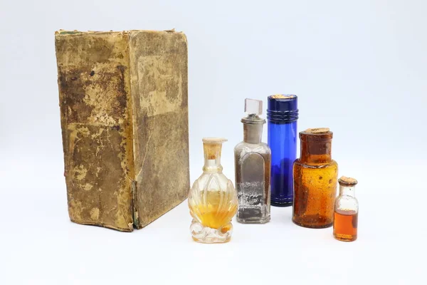 Vintage Old Medicines Display — Stock fotografie