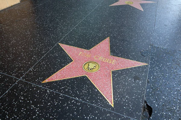 Hollywood Kalifornia Maja 2019 Star Tom Cruise Hollywood Walk Fame — Zdjęcie stockowe