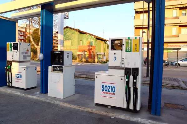 Pescara Italie Mars 2022 Station Service Sozio Carburanti Sozio Carburanti — Photo