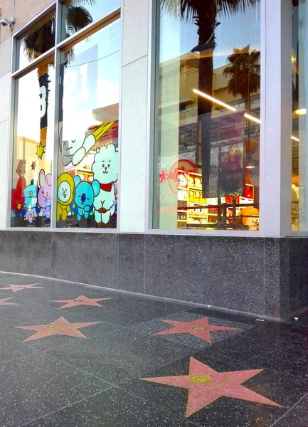 Голливуд Лос Анджелес Калифорния Сентября 2018 Года Pop Store Bt21 — стоковое фото