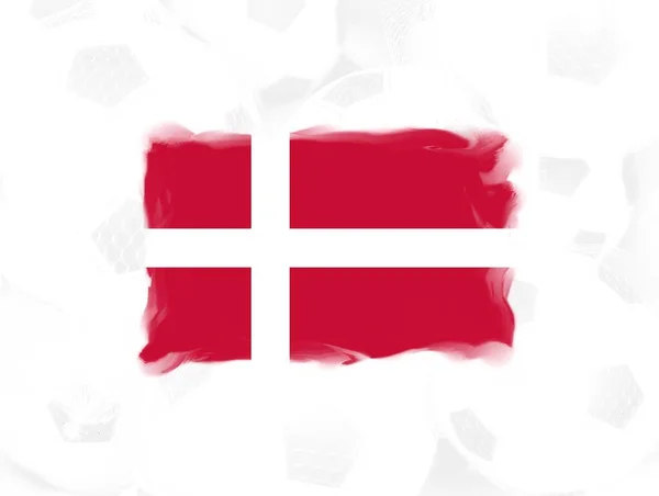 Flagge Dänemarks Illustration — Stockfoto