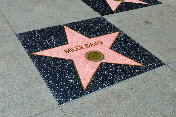 Hollywood California May 2019 Star Miles Davis Hollywood Walk Fame — 스톡 사진