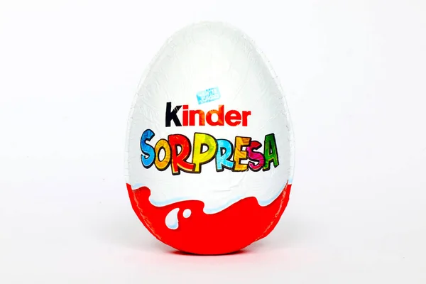 Pescara Itália Março 2019 Kinder Surprise Chocolate Eggs Kinder Surprise — Fotografia de Stock