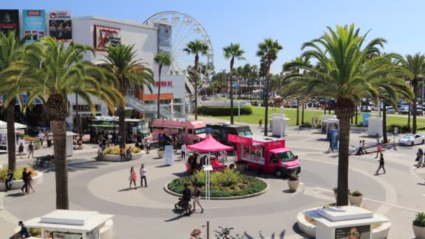 Long Beach Los Angeles Califórnia Outubro 2019 Pike Outlets Shopping — Vídeo de Stock