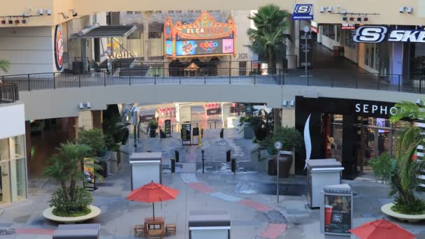 Hollywood California Ottobre 2019 Hollywood Highland Center Centro Commerciale Complesso — Video Stock