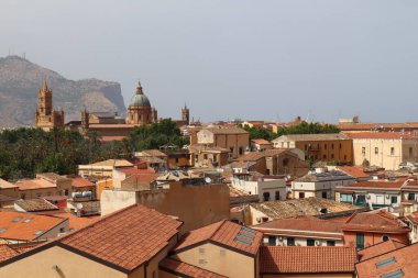 San Giovanni degli Eremiti Kilisesi ve Palazzo dei Normanni, Palermo, Sicilya, İtalya, Avrupa,