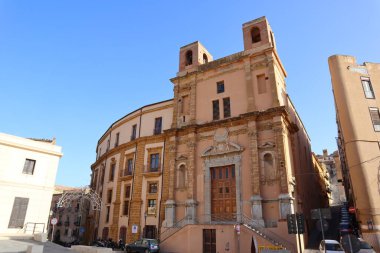 Agrigento, Sicilya (İtalya) - 5 Temmuz 2022: San Giuseppe Kilisesi 
