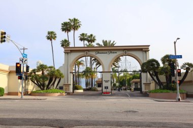 Los Angeles, Kaliforniya - 11 Mayıs 2019: Melrose Bulvarı, Los Angeles 'ta bulunan PARAMAUNT PICTURES