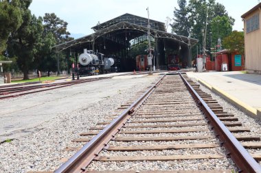 Los Angeles, California - 11 Mayıs 2019: TRAVEL TOWN MÜZESİ, 5200 Zoo Drive, Los Angeles