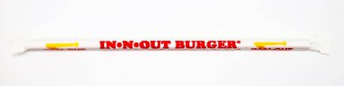 Hollywood, California - 3 Aralık 2019: IN-N-Out Burger, Amerika Fast Food Restoranlar zinciri.