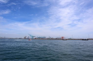 Los Angeles, Kaliforniya - 18 Mayıs 2019: San Pedro, Los Angeles Limanı