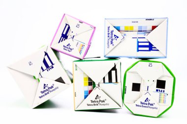 Pescara, İtalya 17 Ocak 2020: Tetra Pak Paketleme Şirketi