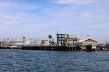 Los Angeles, Kaliforniya - 18 Mayıs 2019: San Pedro, Los Angeles Limanı