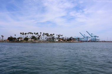 Los Angeles, Kaliforniya - 18 Mayıs 2019: San Pedro, Los Angeles Limanı