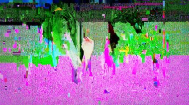 Monoskop, TV Statik Gürültü Arızası Efekti tarafından oluşturulan TV Test Düzeni Projeniz için eski bir televizyon konseptinden orijinal fotoğraf
