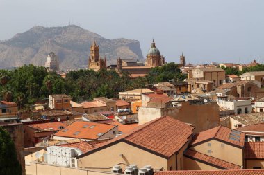 San Giovanni degli Eremiti Kilisesi ve Palazzo dei Normanni, Palermo, Sicilya, İtalya, Avrupa,