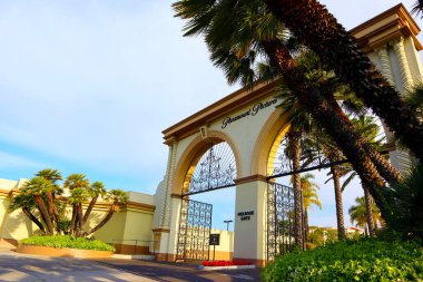 Los Angeles, Kaliforniya - 11 Mayıs 2019: Melrose Bulvarı, Los Angeles 'ta bulunan PARAMAUNT PICTURES