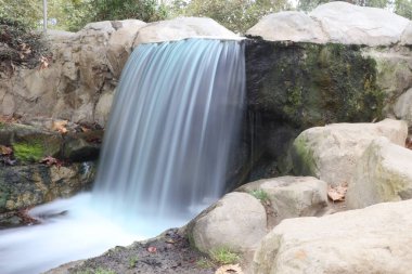 Los Angeles, Kaliforniya - 28 Eylül 2019: KENNETH HAHN DEVAM RECREKRESYONU AREA 'nın detaylı görünümü; Los Angeles' ın Baldwin Hills Dağları 'nda bulunan bir State Park birimidir.