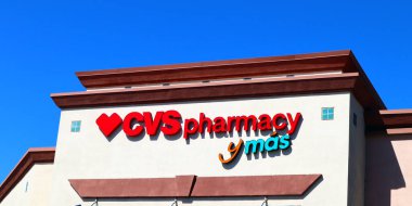 Los Angeles, Kaliforniya - 6 Ekim 2019: CVS Eczane, Amerikan perakende ve sağlık şirketi